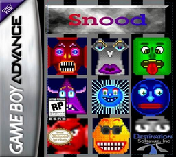 Snood box art for GameBoy Advance